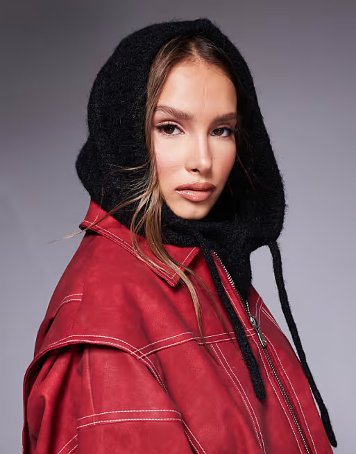 Object knitted balaclava in black | ASOS | ASOS (Global)