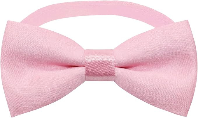 Boys Bow Tie Pre-Tied Adjustable Kids Bow Ties Solid Color Toddler Bow Tie for Boys Girls Kids To... | Amazon (US)