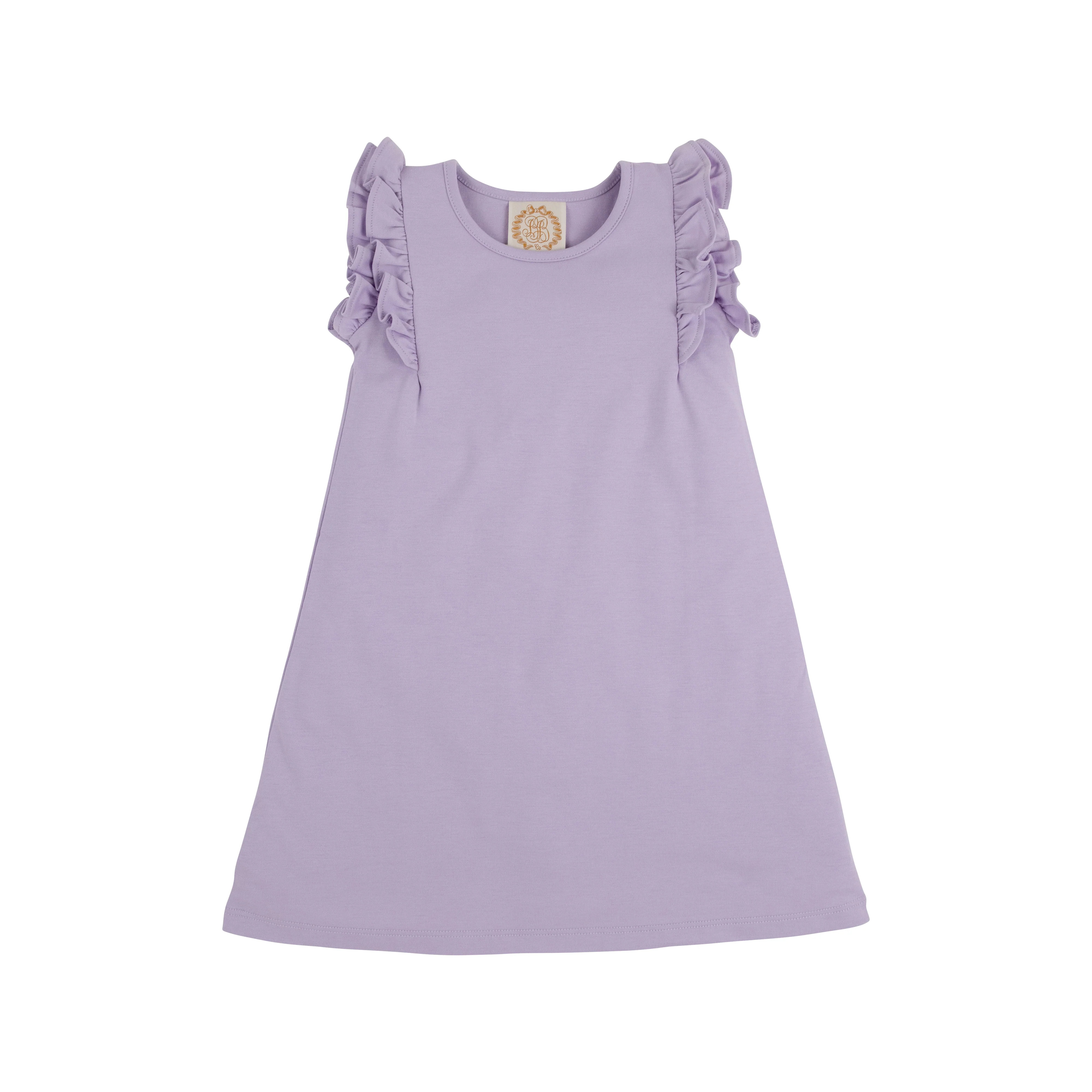 Ruehling Ruffle Dress - Lauderdale Lavender | The Beaufort Bonnet Company