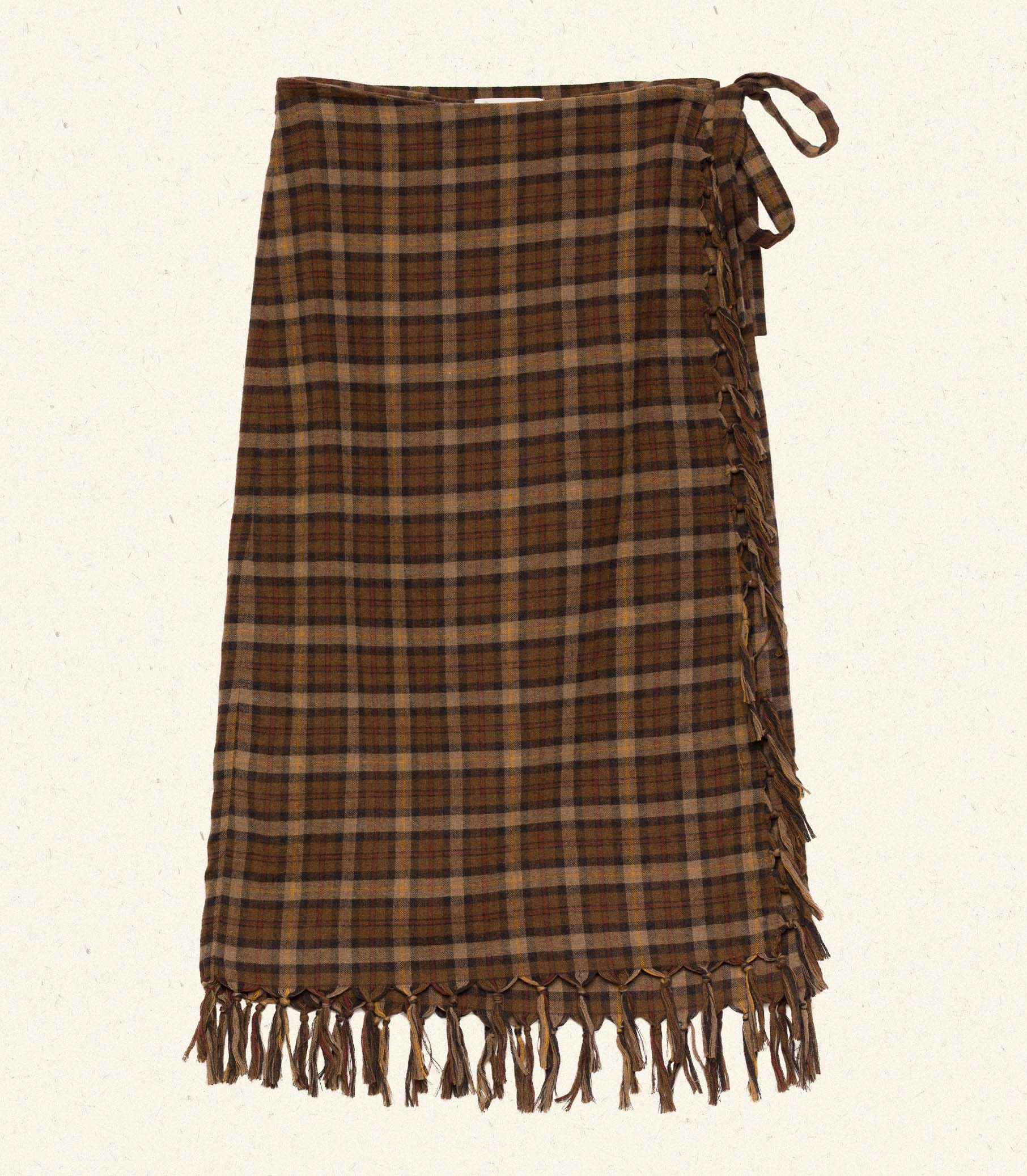 Saskia Skirt - Cornwall Plaid | DÔEN | DOEN