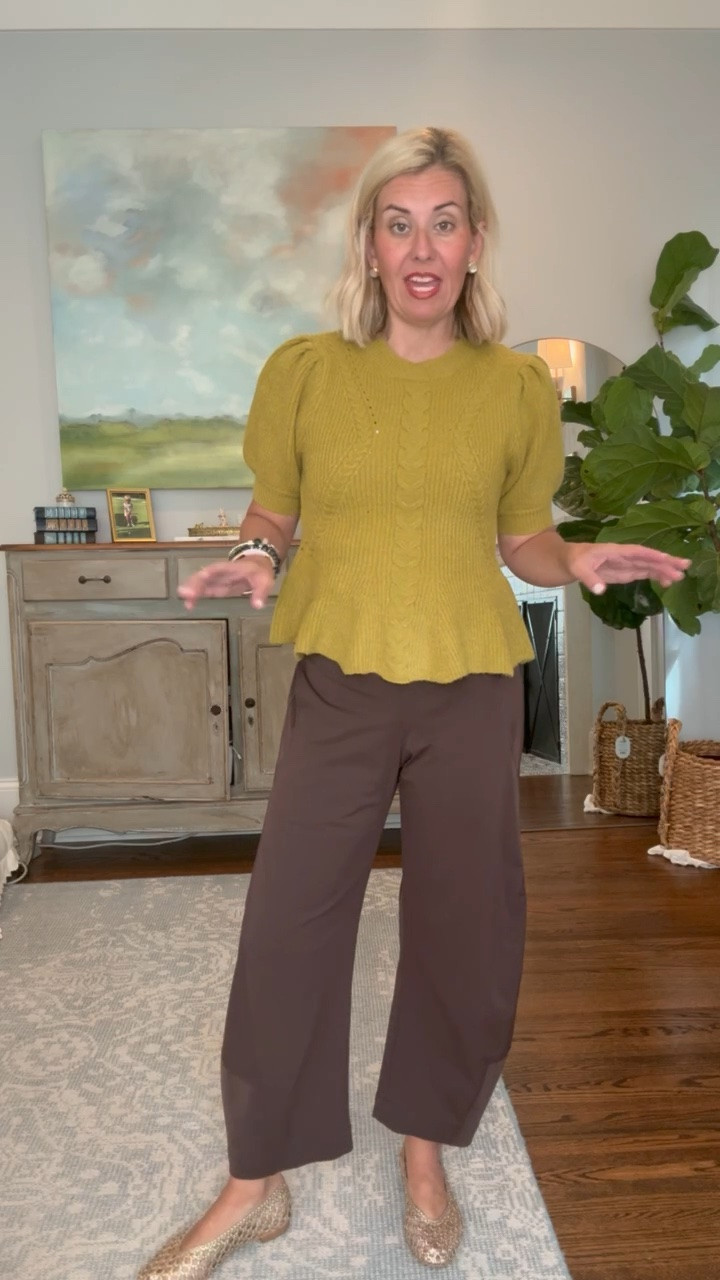 I’m all about anything chartreuse these days! This puff sleeve sweater is just adorable! 

Top - small
Pants - 4P
Flats - 7.5 (1/2 sized down)

*code Catherine20 at Allie + Bess

#LTKdayinmylife #LTKootd #LTKmomlife
