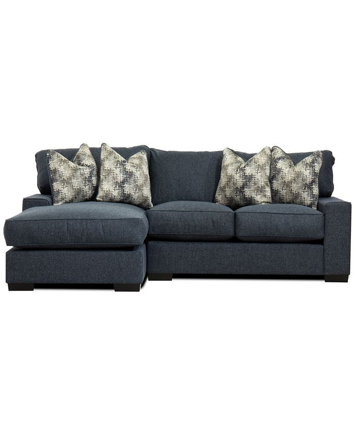 CLOSEOUT! Tuni 2-Pc. Fabric Chaise Sectional Sofa, Created for Macy's | Macys (US)