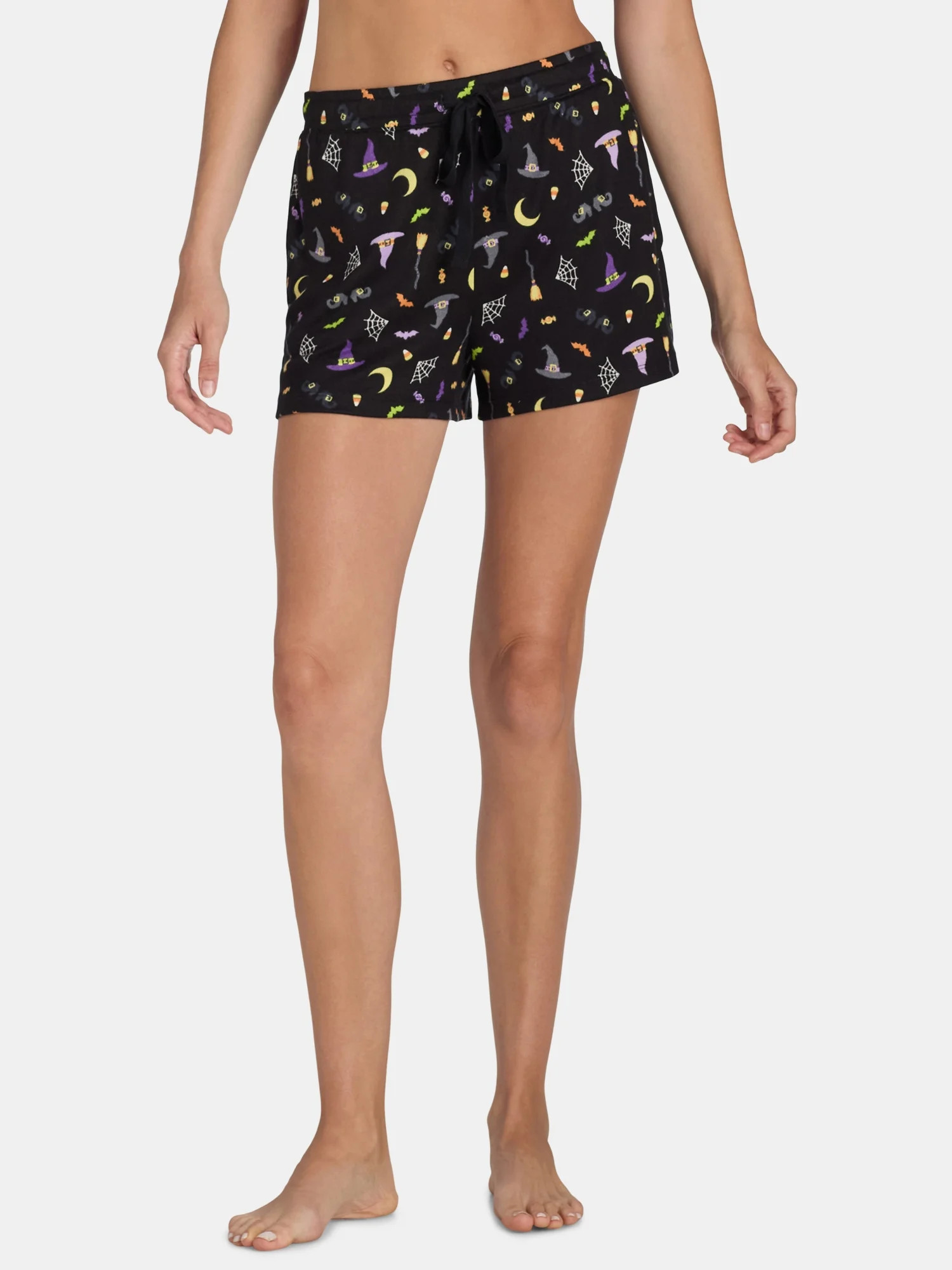 Women’s Halloween Sleep Shorts from Way to Celebrate, 2-Pack, Sizes XS-3X - Walmart.com | Walmart (US)
