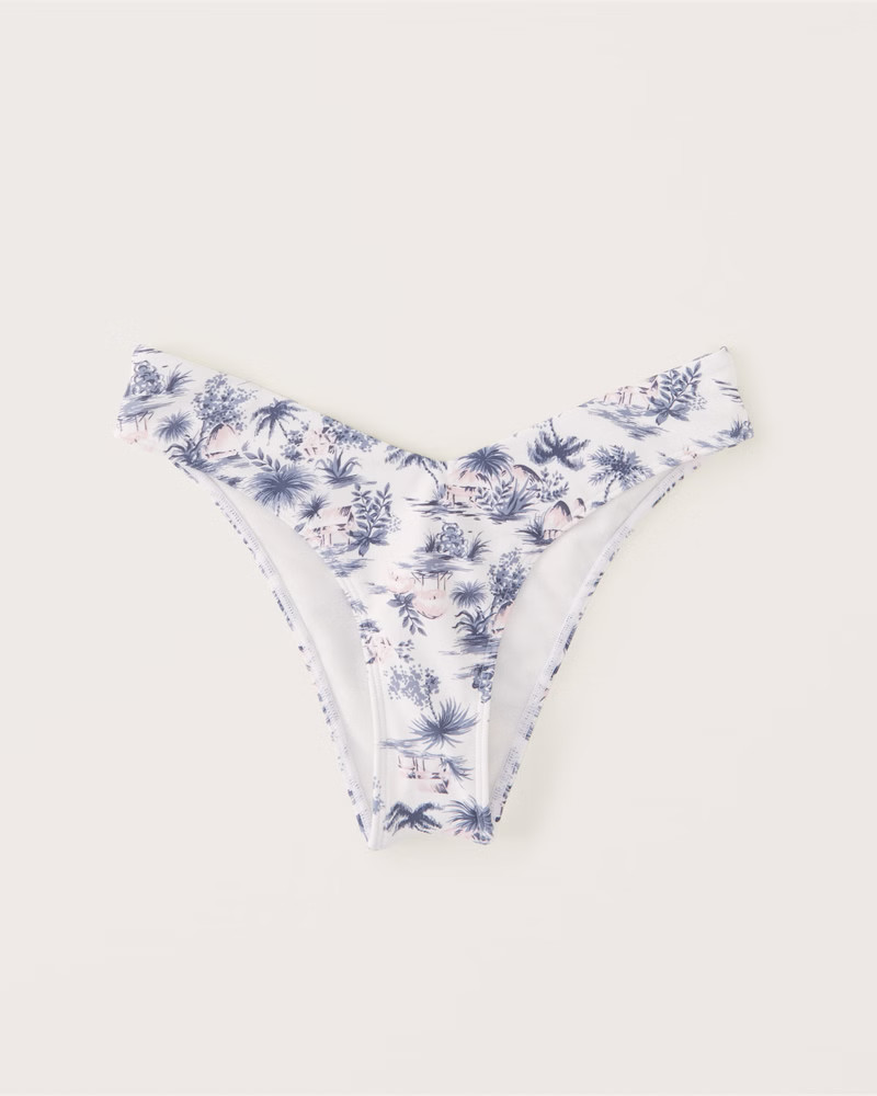 Women's Terry Tall-Side High-Leg Cheeky Bottoms | Women's Swimwear | Abercrombie.com | Abercrombie & Fitch (US)