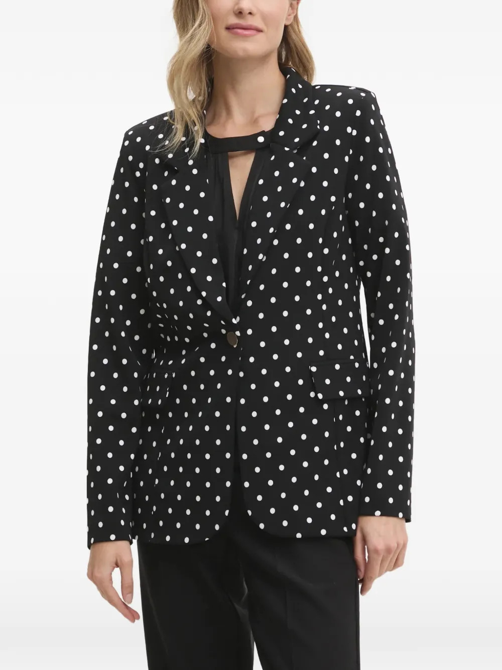 Joseph Ribkoff polka-dot blazer - Black | Farfetch Global