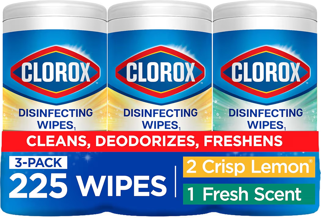 Clorox Disinfecting Cleaning Wipes Variety Pack, 75 Count Each, Pack of 3 (Package May Vary) | Amazon (US)