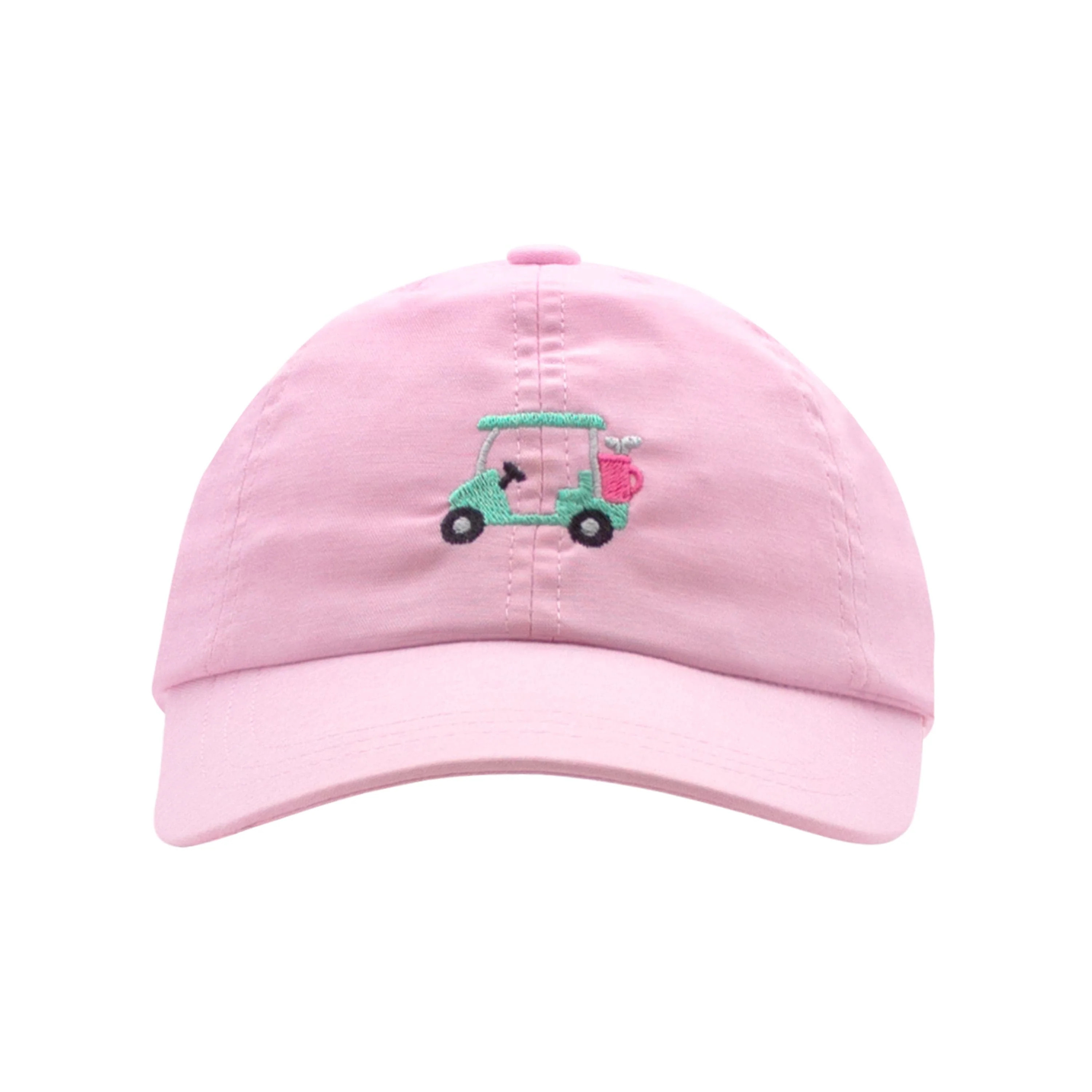 Pink Golf Cart Cap - Little Girl Apparel Accessories | Little English