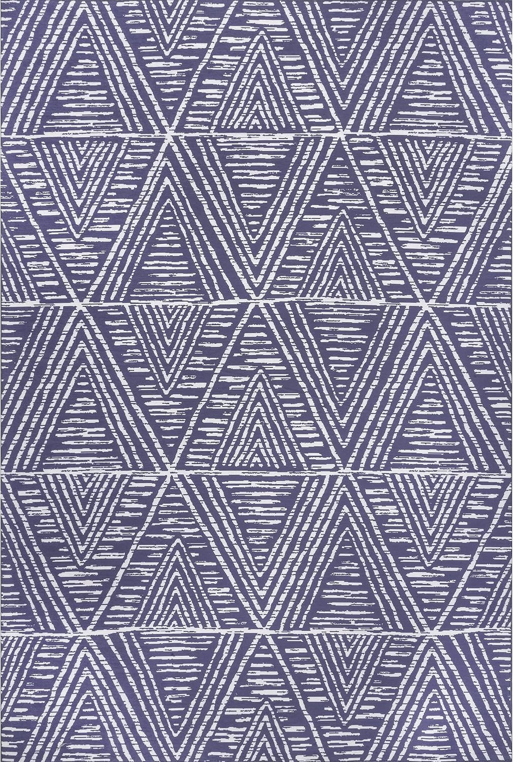 nuLOOM Nelle Tribal Machine Washable Indoor/Outdoor Area Rug, 3' x 5', Blue | Amazon (US)