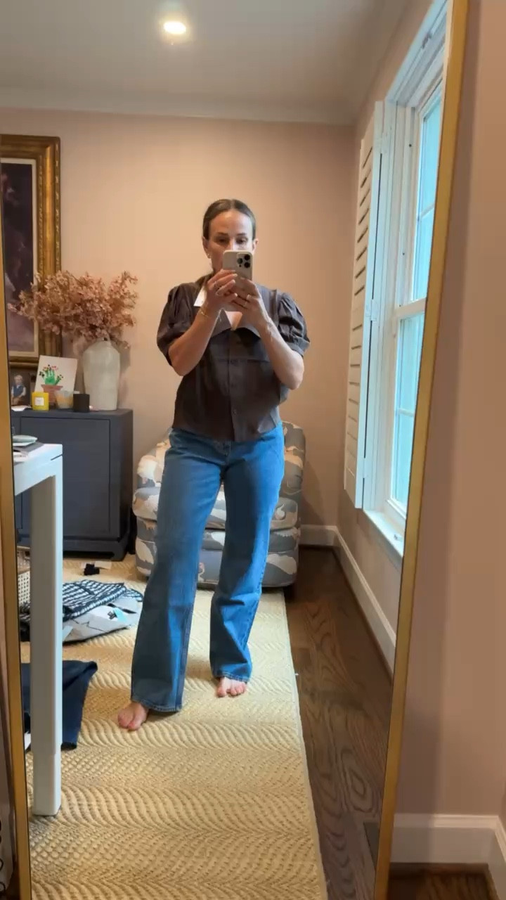 FINALLY think I found straight leg jean winners!! Wearing a size 26 and could possible go for the 25 but I think I’ll keep them!

#LTKStyleTip