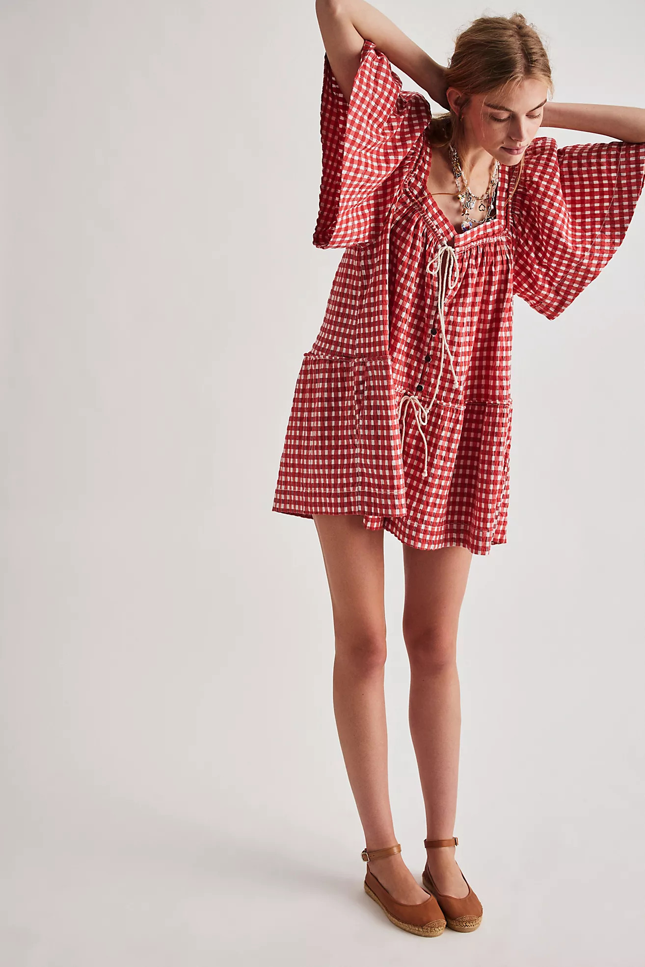 County Line Plaid Romper | Free People (Global - UK&FR Excluded)