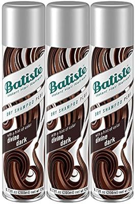 Batiste Dry Shampoo, Divine Dark, 6.73 fl. oz. (Pack of 3) | Amazon (US)
