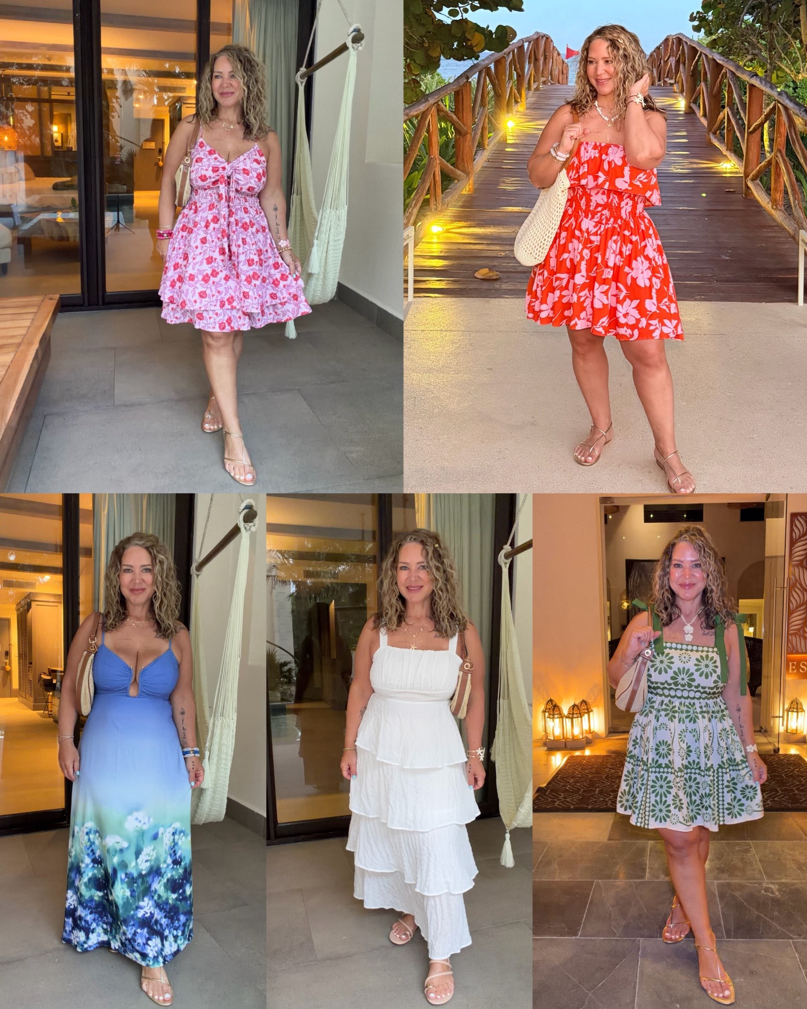 Large in everything except the orange romper is a medium  

#LTKOver40 #LTKMidsize #LTKPetite