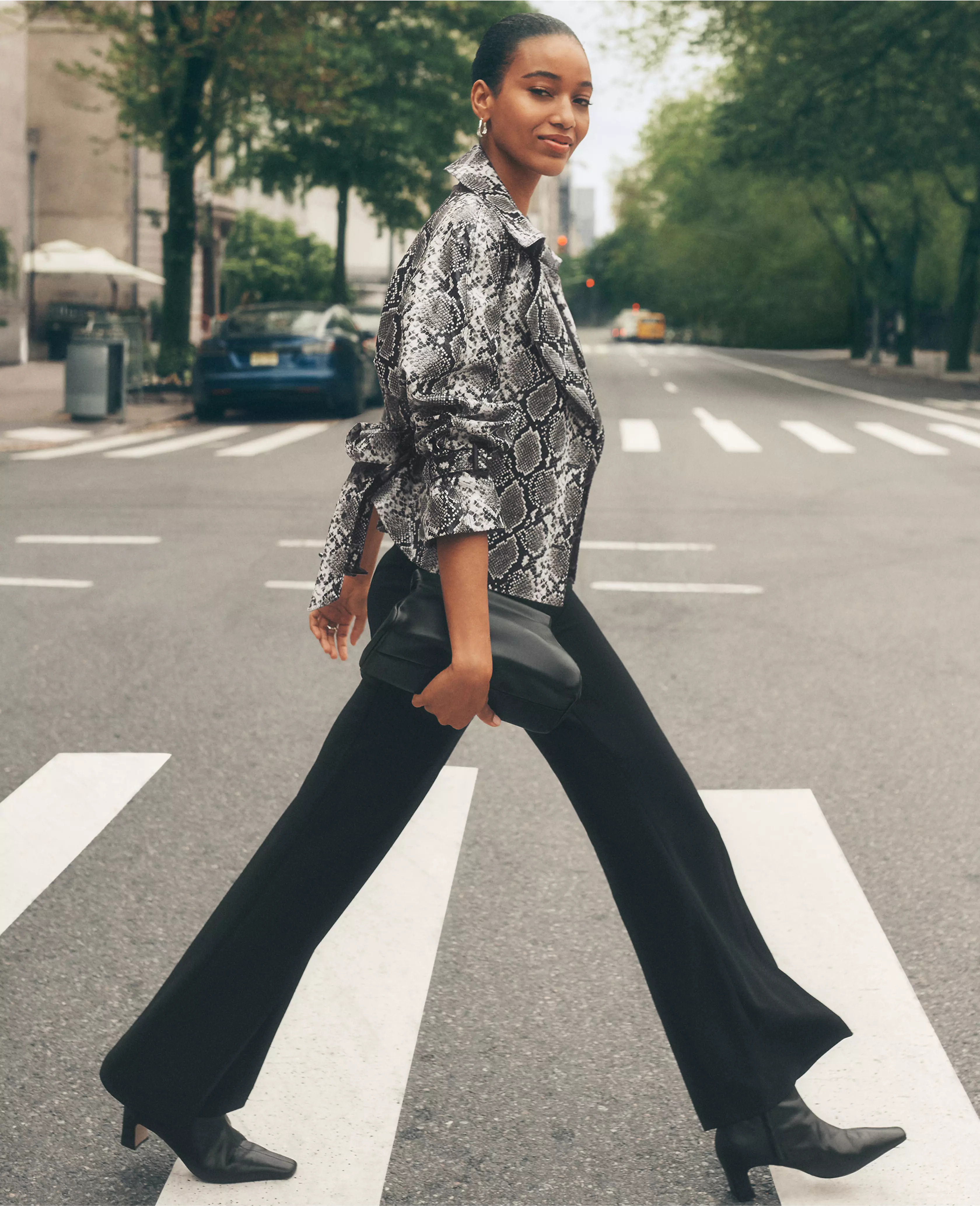 The Side-Zip Flare Pant | Ann Taylor