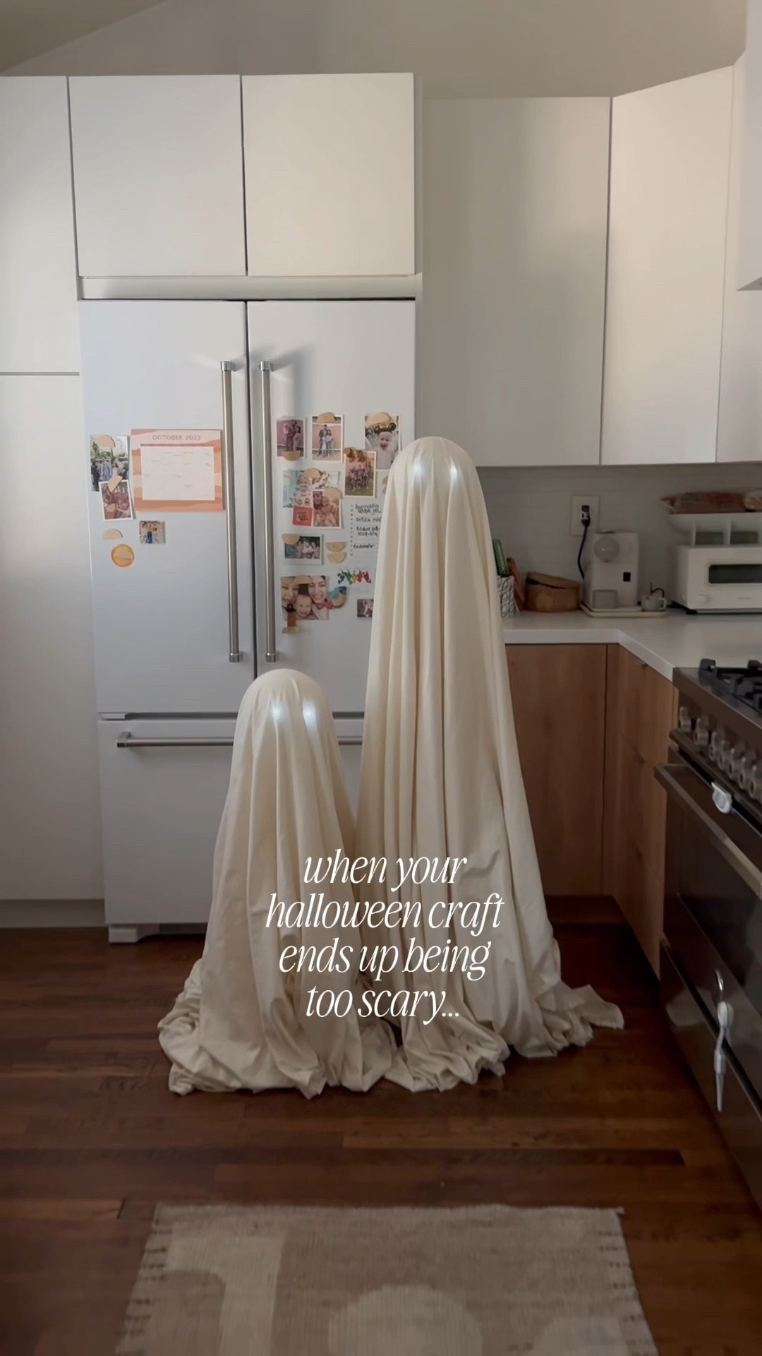 the easiest & SCARIEST tomato cage ghosts you can reuse year after year