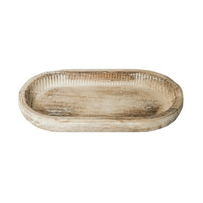 Sweet Water Decor Rustic Wood Tray - 6.9x3.7" | Target