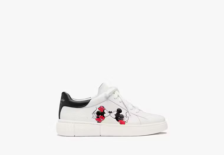 Disney X Kate Spade New York Leather Sneaker | Kate Spade Outlet