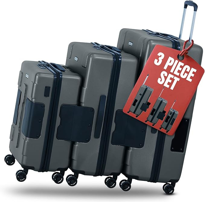 TACH Patented Connecting Hard Shell 3 Piece Luggage Set - 20, 24 & 28 inch Luggage | Carry-On, Me... | Amazon (US)