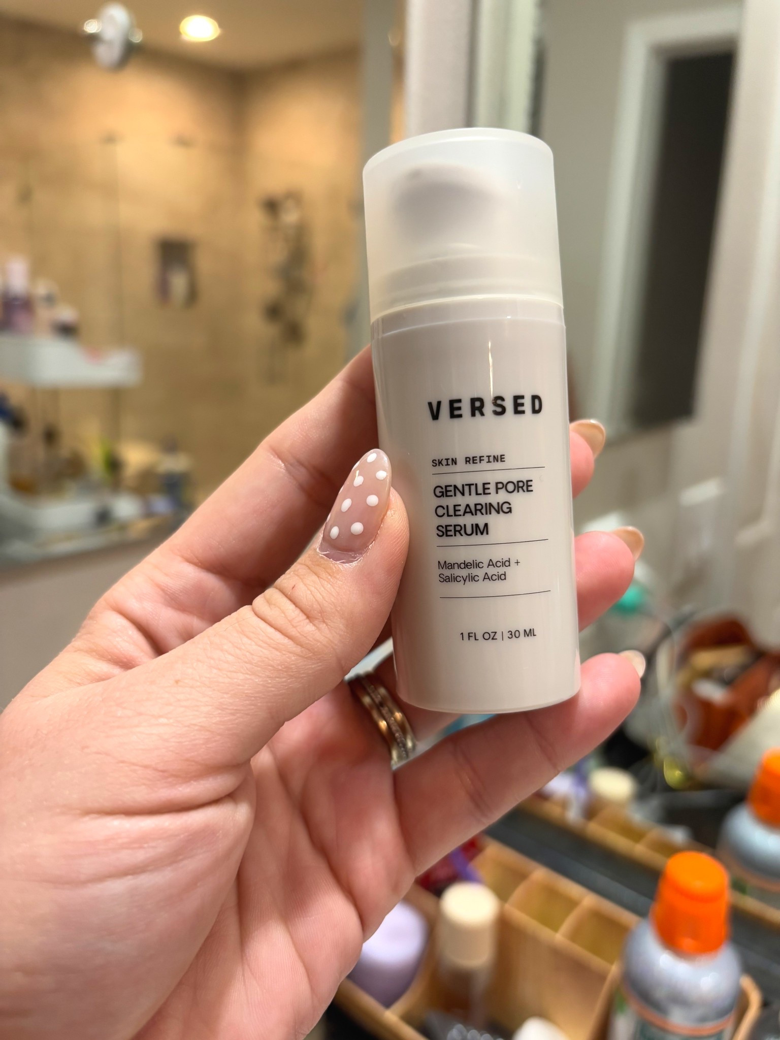 This @versed serum is amazing! I’ve been using & loving. Pick yours up @Target 👏🏼👏🏼

#LTKmorningroutine #LTKselfcare #LTKBeauty