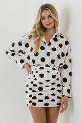 Oversized Polka Dotted Shirt | OBJECTRARE