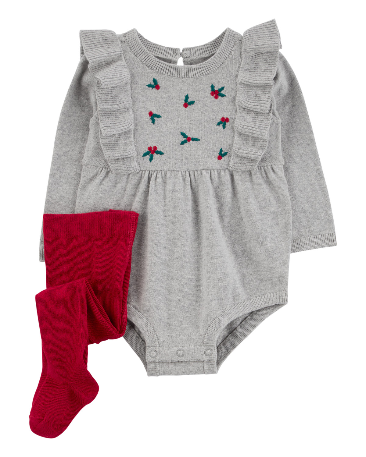 Baby 2-Piece Sweater Knit Holly Bodysuit and Tights Set - Carter's | Carter's | Carter's Inc