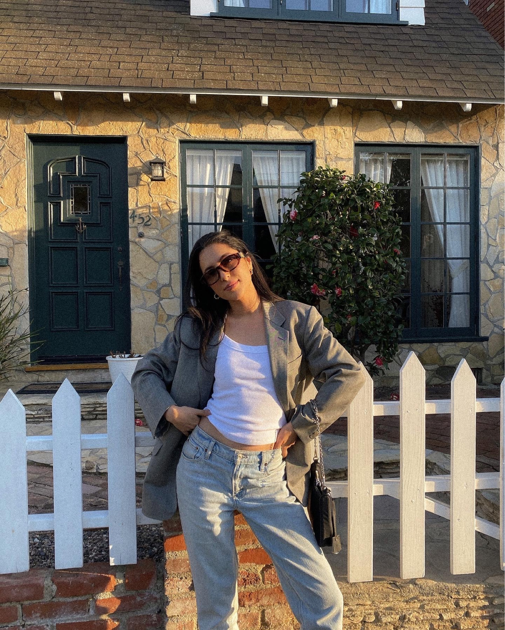 casual spring outfits
Abercrombie white tank
top, grey blazer and light
wash jeans, just fab pink
flats #abercrombie
#springoutfit
#LTKstyletip
#LTKSeasonal #LTKtravel

#LTKstyletip #LTKSeasonal #LTKtravel