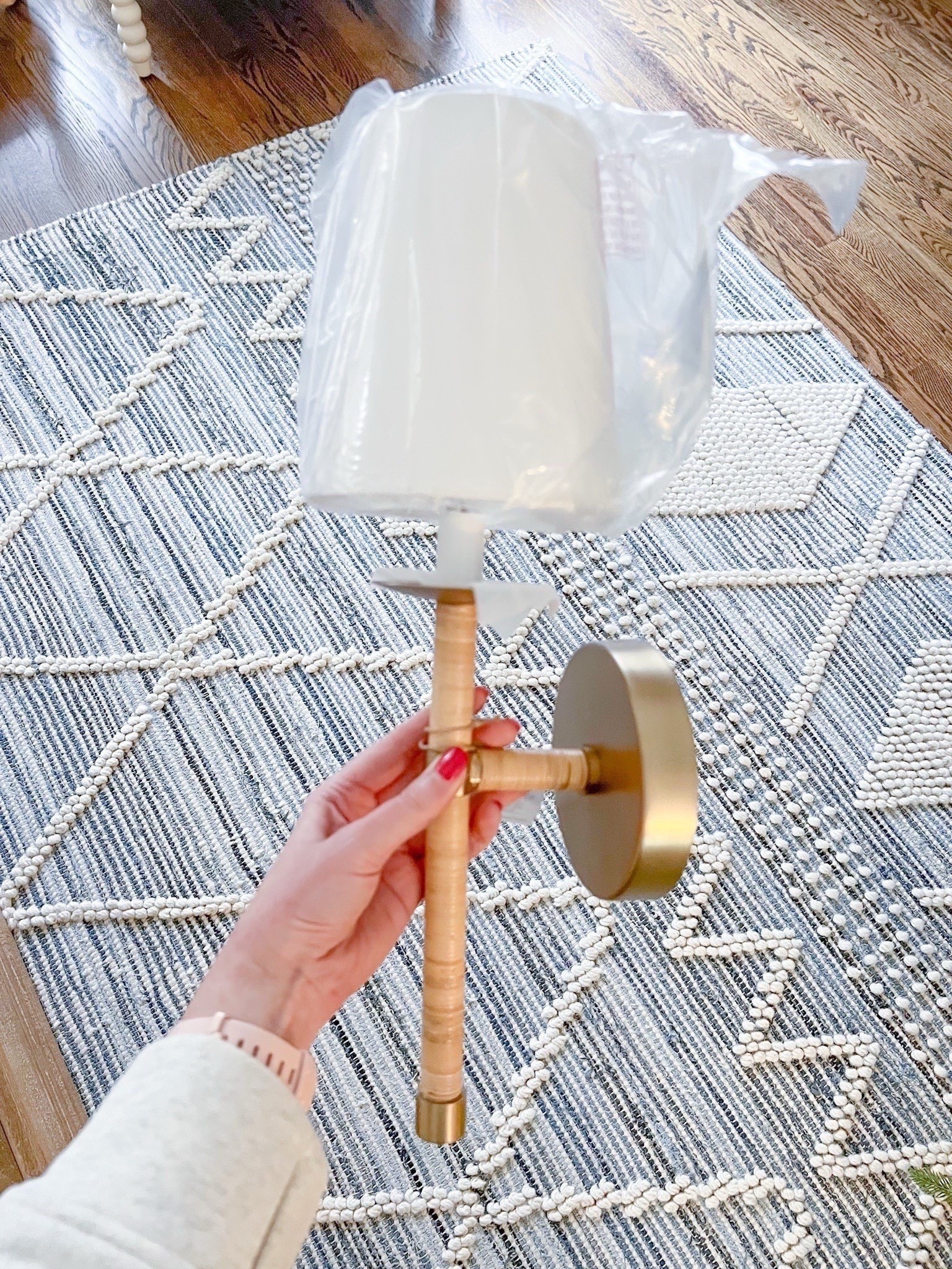 This gorgeous woven wall sconce from Amazon is so beautiful in person! Also, my rug is currently 20% off!
-
Amazon lighting, amazon wall sconce, wall sconce, coastal home, coastal style, coastal interior, coastal lighting, beach house, coastal home decor, beach home style, coastal decorating, Serena & Lily Ryder denim rug, area rug, living room rug, coastal carpets, Serena & lily, neutral home, neutral aesthetic, woven wall sconce, opi nail polish, coastal rugs, 8x10 rugs, 9x12 rugs, 5x7 rugs, blue rugs, designer look for less lighting, amazon sconces, amazon home decor, beach house decor, beach house lighting, amazon lights, woven sconces, indoor sconces, hallway lighting, living room lighting, amazon sweatshirts, lululemon look for less, rugs on sale, blue & white rugs, rugs on sale, summer nail polish colors, OPI strawberry margarita


#LTKSaleAlert #LTKHome