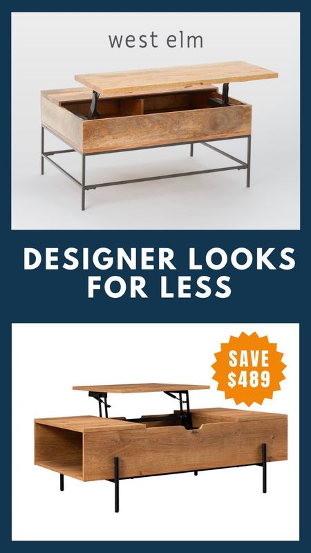 Shop this trendy West Elm coffee table for less! 

#LTKhome