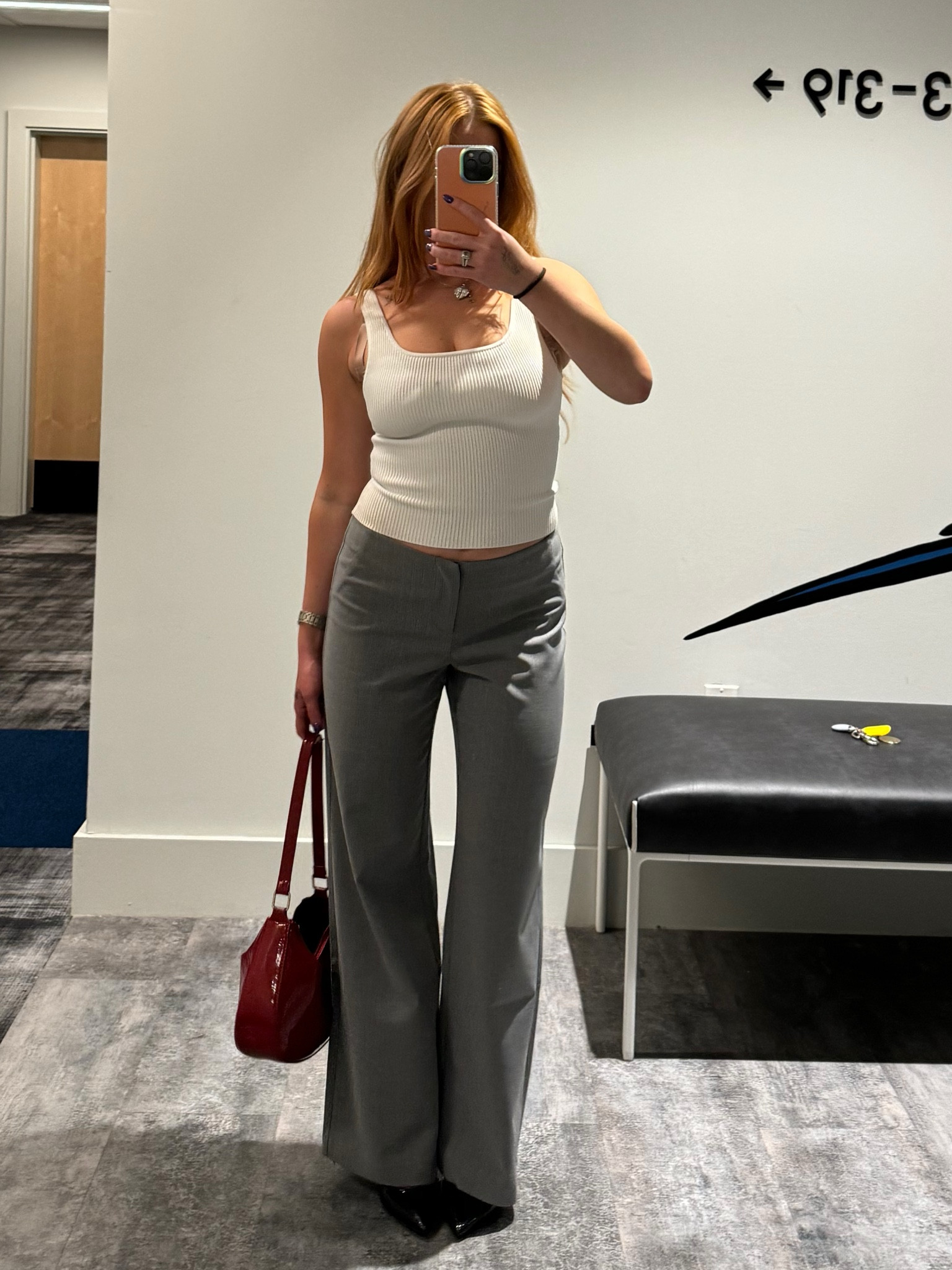 PANTS: Reformation Vida Low Rise pants ➡️ wearing petite size 2 (measure your hips not your waist for these they are very low rise) 
TOP: Aritzia sculpt knit ➡️ wearing XS (always purchase in true to size or size down)

#LTKWorkwear #LTKStyleTip #LTKParties