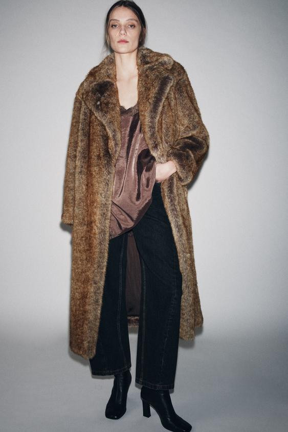FAUX FUR COAT ZW COLLECTION LIMITED EDITION | Zara US