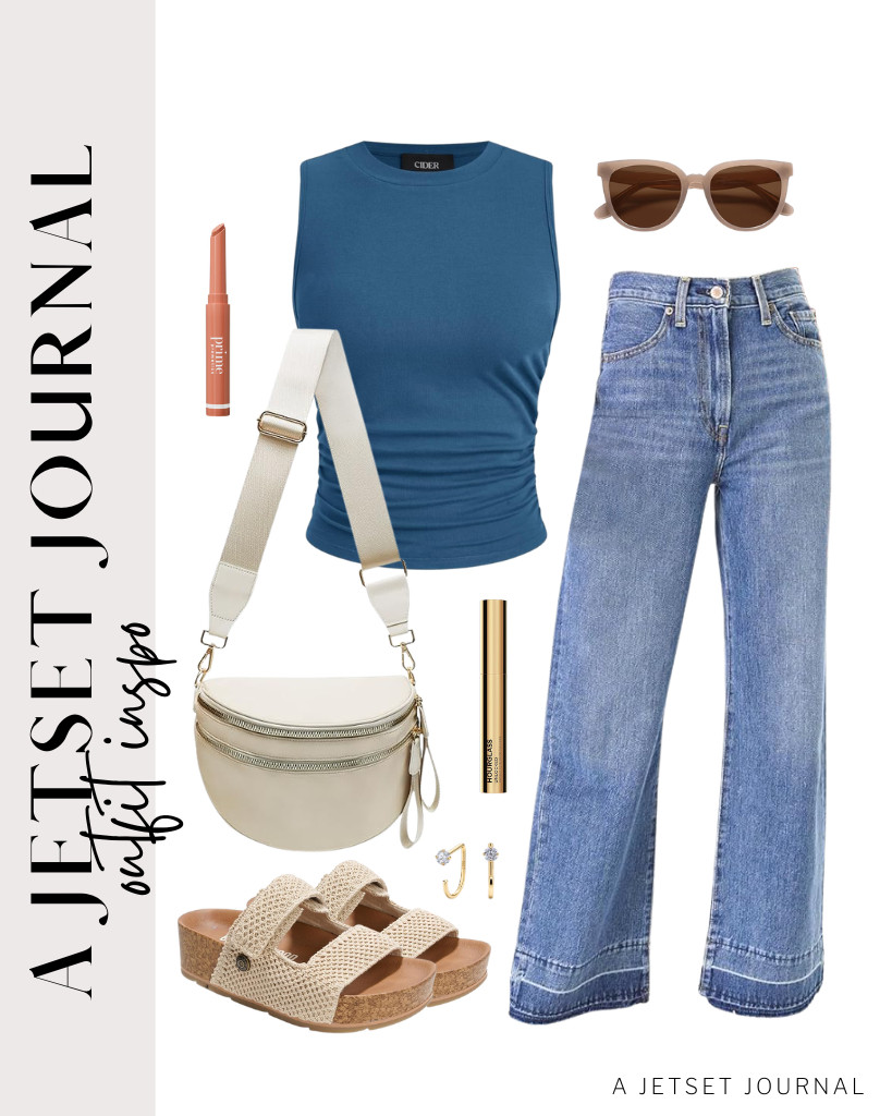 Staying comfortable while ticking off a checklist is perfect with this combination of Cider’s high-neck crop top and denim. They go well with Pure Colour’s crossbody bag and these stylish platform sandals. Complete your chic look with these cat-eye polarized sunnies and Prime Prometics lip balm. 

#LTKSeasonal #LTKSaleAlert #LTKTravel 

 