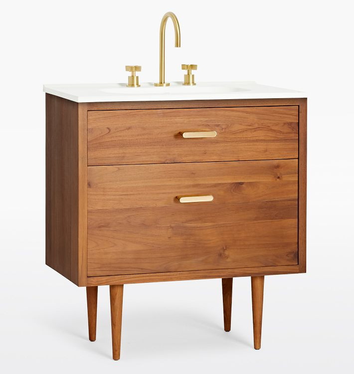 Marquam 32" Teak Single Vanity | Rejuvenation