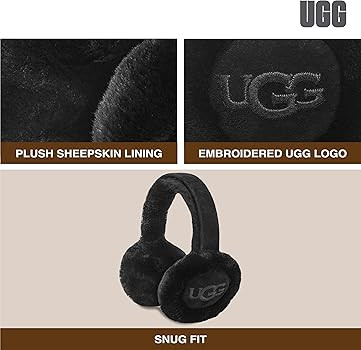 UGG Women's Embroidered Logo Earmuff | Amazon (US)