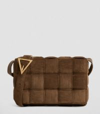 Suede Padded Cassette Cross-Body Bag | Harrods