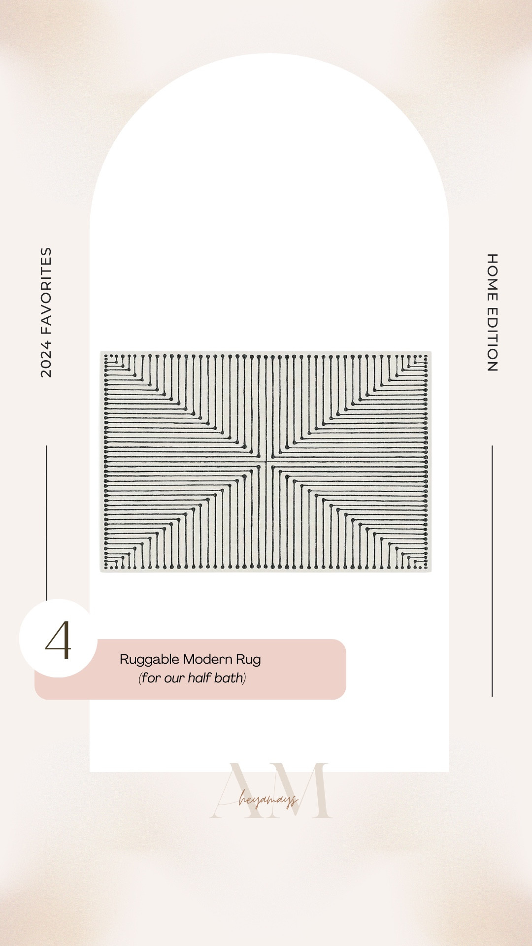 This Ruggable x Jonathan Adler rug Collab is a statement piece for our guest restroom! Gives the perfect modern touch. And the best part is it is washable! 
January refresh // modern accent rug // home decor

#LTKHome