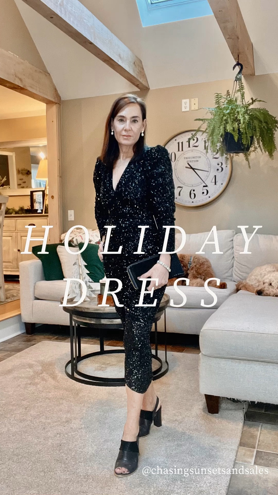 It’s all about glam this holiday season and this sequin dress from @express has you covered ! This dress is currently 40% off 🎊Im wearing an Xs. Im 5’2” and 112 for sizing reference. 

#LTKstyletip #LTKHoliday #LTKfindsunder100