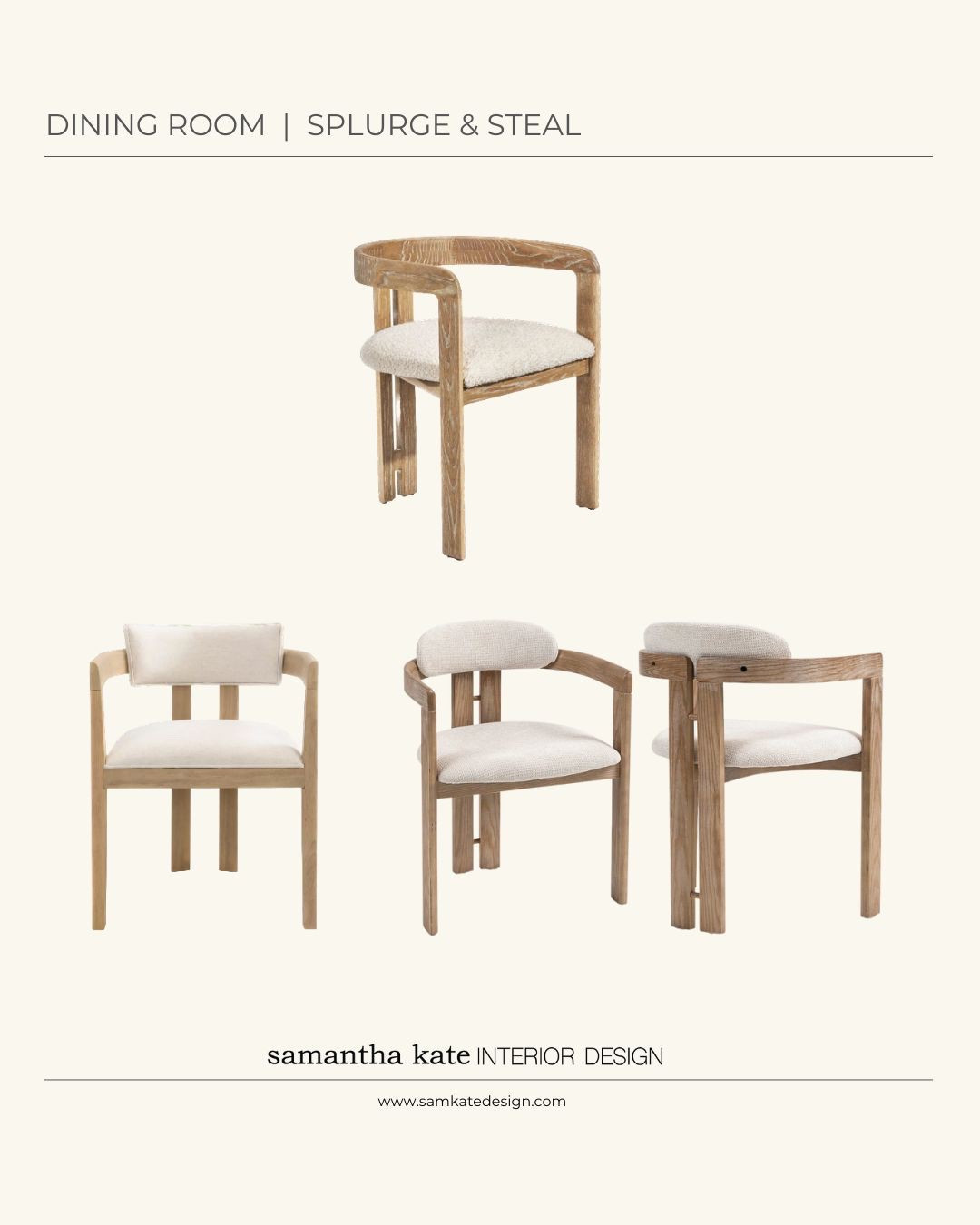 Shop contemporary dining chairs, splurge vs steal!

#LTKSeasonal #LTKHome #LTKStyleTip