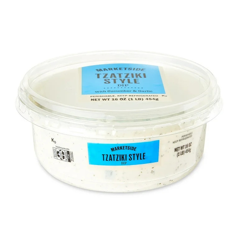 Marketside Tzatziki Style Dip, 16 oz, Refrigerated, Contains Milk | Walmart (US)