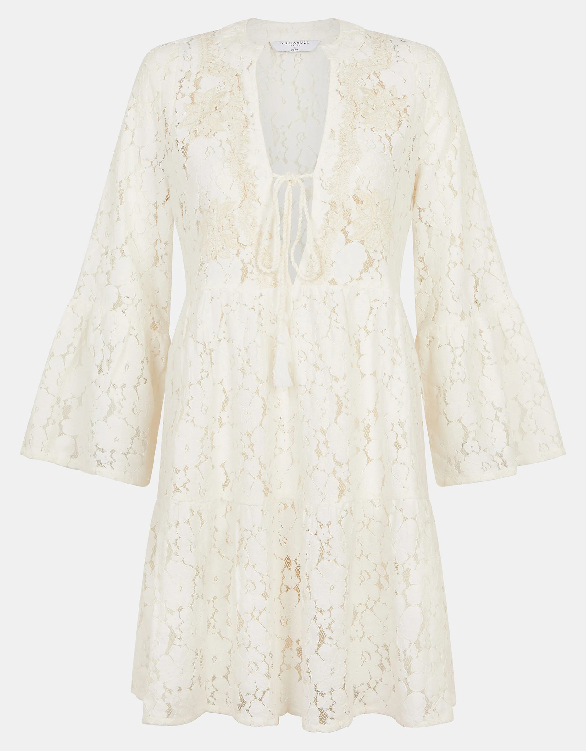 Lace Beach Cover Up Dress White | Accessorize (Global)