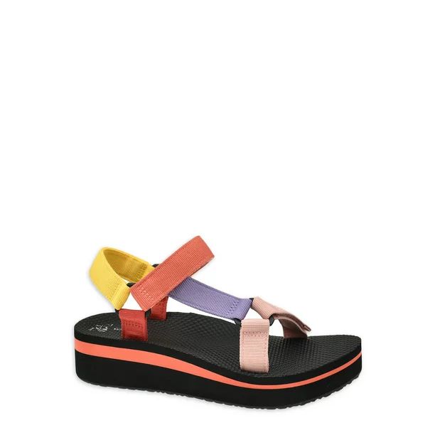 Time and Tru Women's Platform Nature Sandal (Wide Width Available) | Walmart (US)