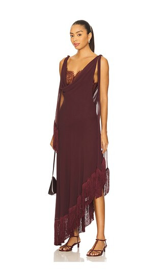 Mistral Midi Dress in Earth | Revolve Clothing (Global)