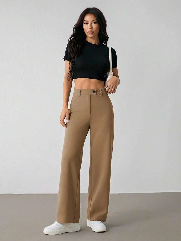 Brown Pants | SHEIN