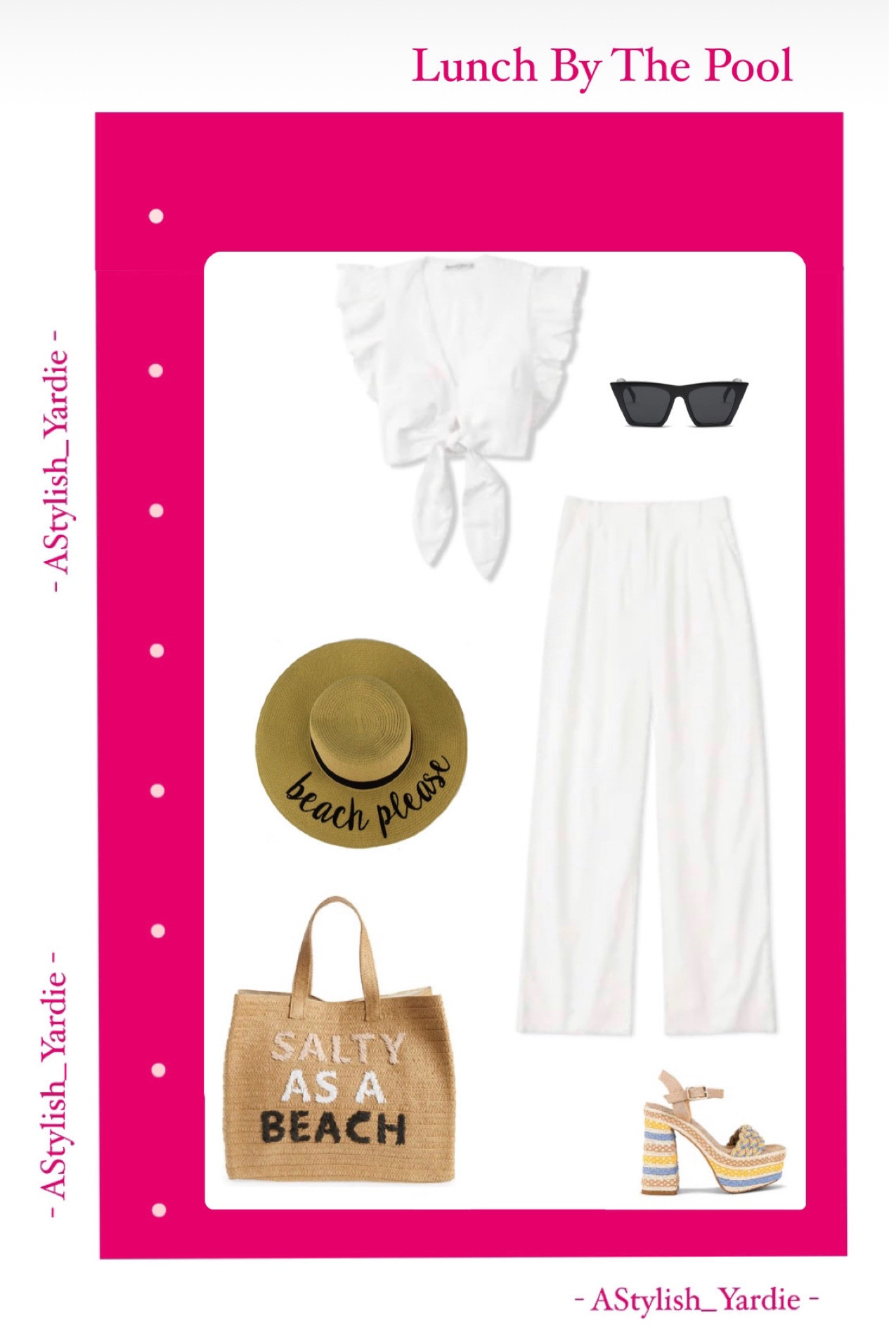 Pull on this cute set over your swimsuit and throw on this hat over your beach hair for lunch by the pool. 

#LTKitbag #LTKSeasonal #LTKswim