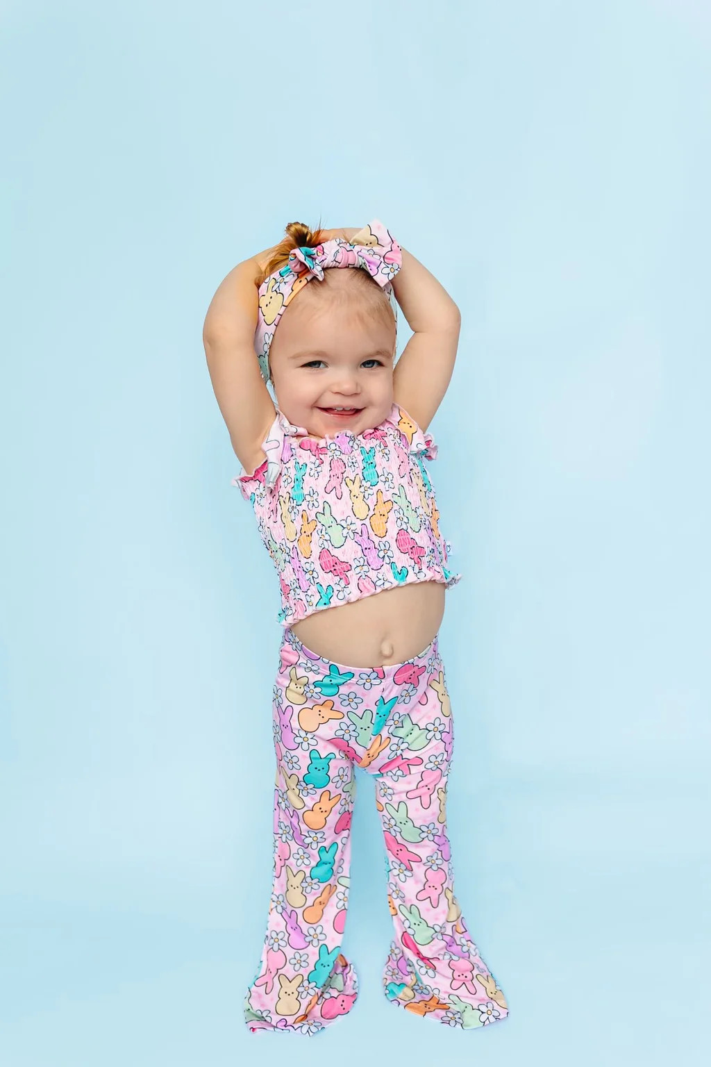 PEEPS FOR DAISIES DREAM SMOCKED FLARE SET | Dream Big Little Co.