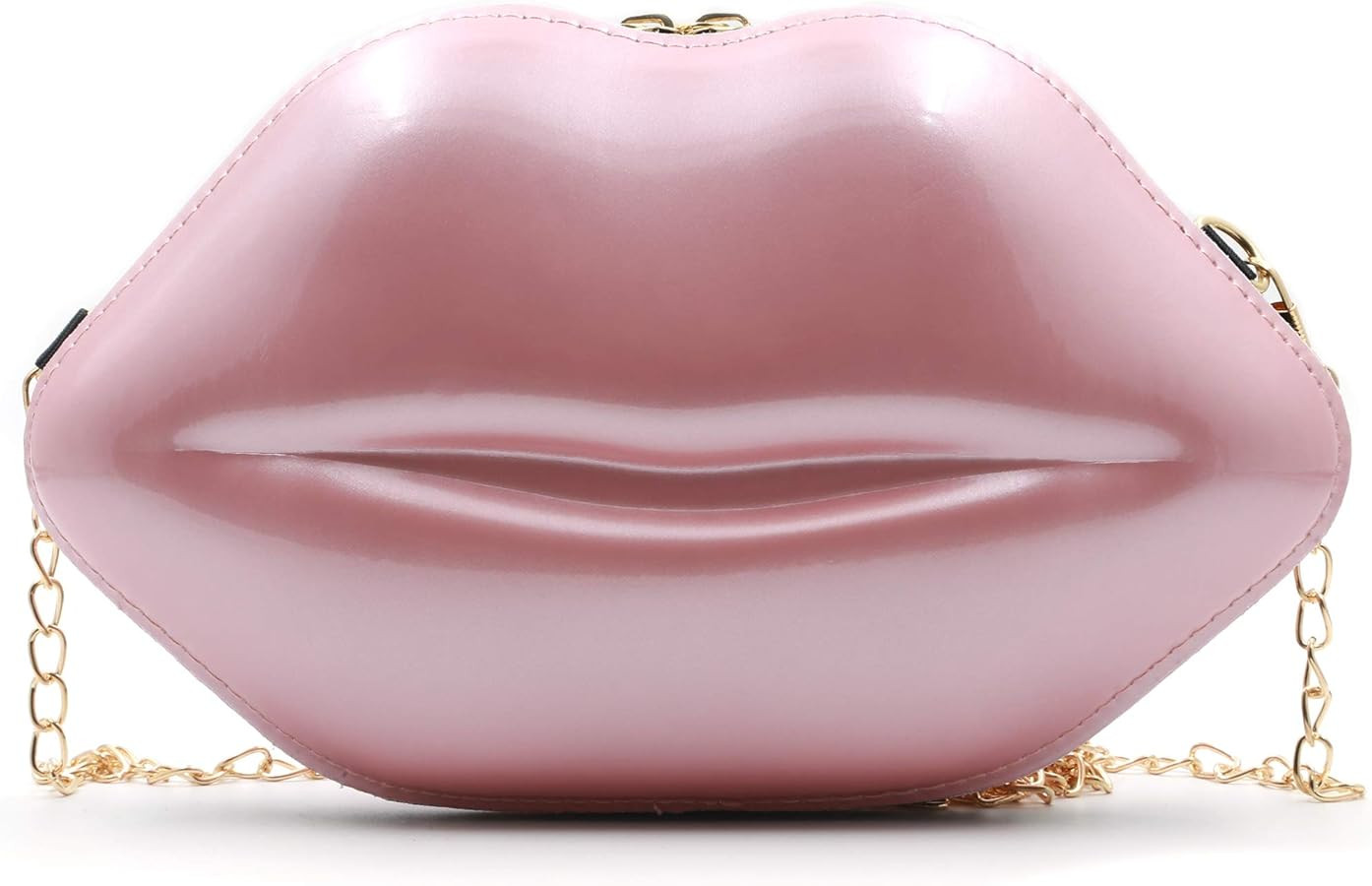 LoveWLC Red Lip Clutch Purse,novelty PU mini Evening handbags Crossbody Bag for Women trendy | Amazon (US)