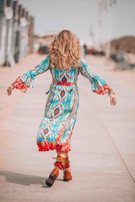 Into the sun dress boho style 

#LTKstyletip #LTKSeasonal