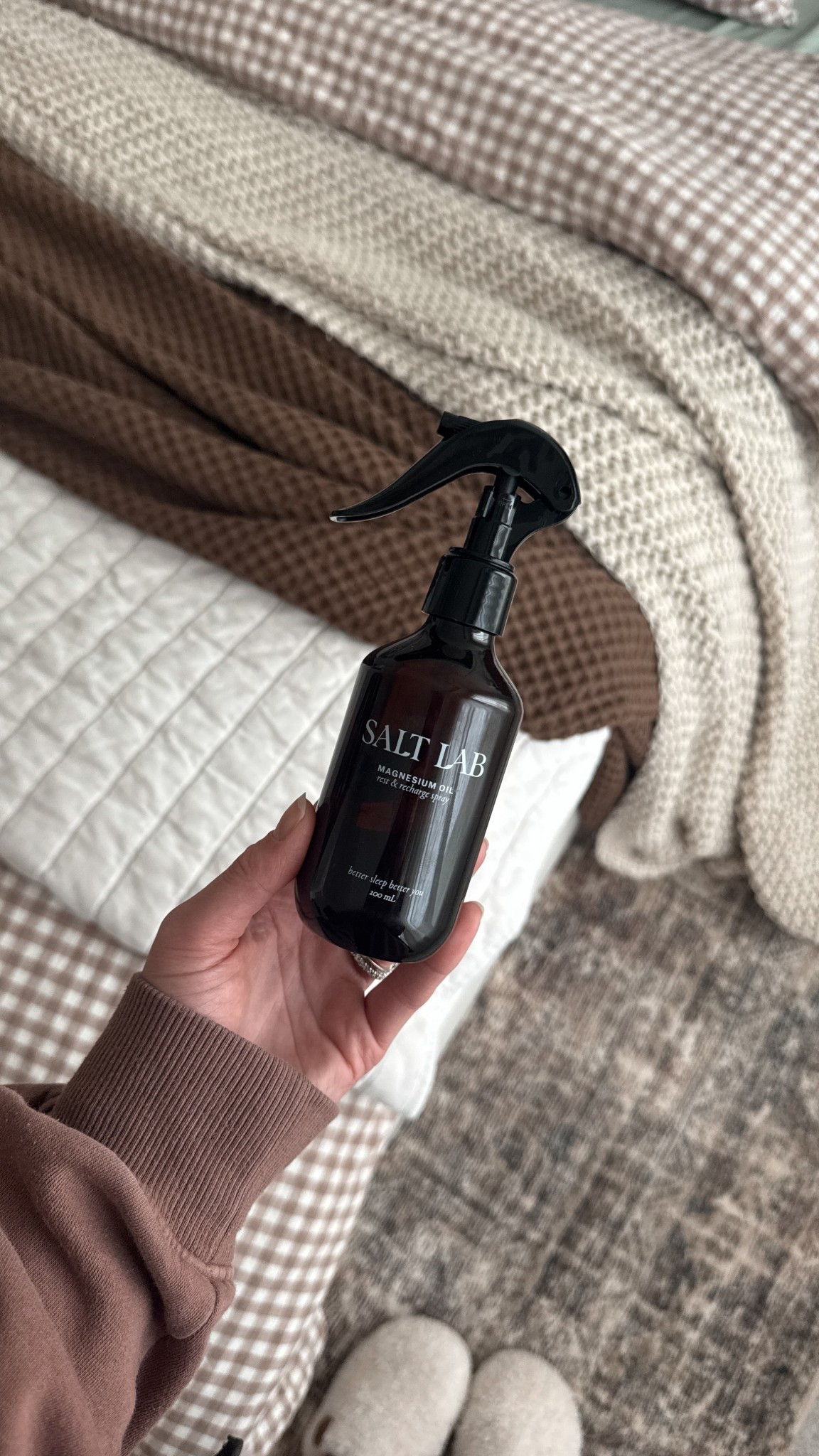 The BEST magnesium spray! I’ve been using this on my feet the last few weeks and sleeping so well (even at 29 weeks)!! Available on Amazon and Nordstrom + they have a smaller trial size!

#LTKHome