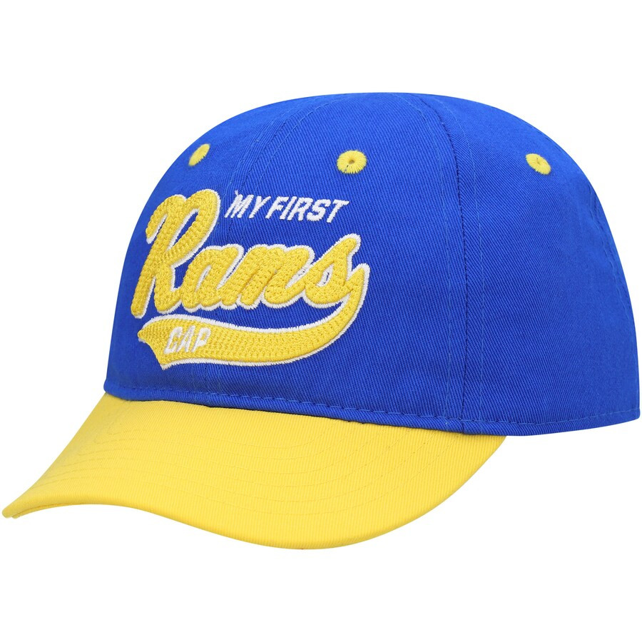 Los Angeles Rams Infant My First Tail Sweep Slouch Flex Hat - Royal/Gold | Fanatics
