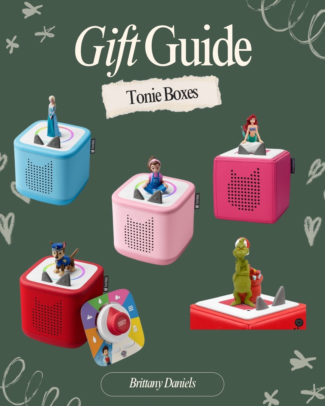 Tonie Box Gift Guide 🎧✨
If you need a toddler gift idea, the Toniebox is hands down one of our favorites! Perfect for ages 1 and up, and such a fun Christmas gift or birthday present.

Sharing all the best picks — Toniebox starter sets, the new Tonie 2 box, and tons of cute Tonies characters your little one will love. Interactive, screen-free, and great for quiet time or car rides.

Linking everything so you can shop the best Toniebox gifts for toddlers, holiday gift ideas, and new releases! 🎄🎁

#toniebox #toddlergiftideas #giftguideforkids #christmasgiftsforkids #toddlertoys #screenfreetoys #tonies #holidaygiftguide #momlife #toddlermom

#LTKGiftGuide #LTKCyberWeek