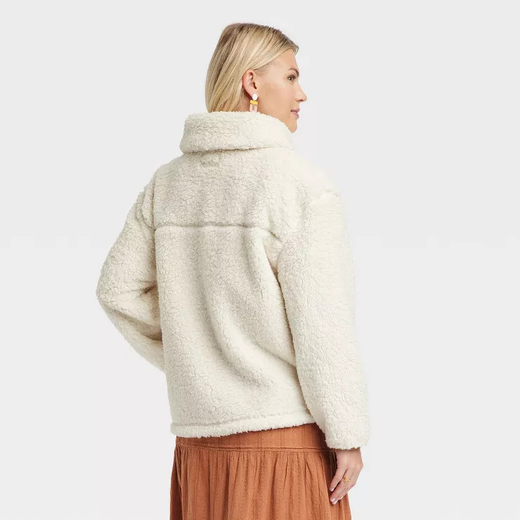 Women's Sherpa Anorak Jacket - Universal Thread™ | Target