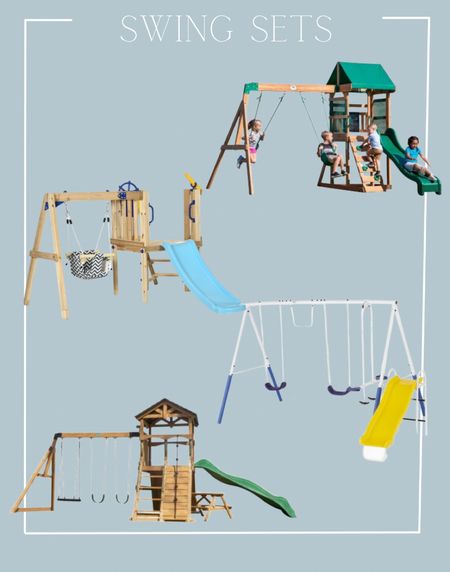 Swing sets for toddlers and kids affordable swing sets 

#LTKFind #LTKkids